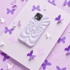 3D Butterfly Phone Case – Lilac 3D Phone Cases