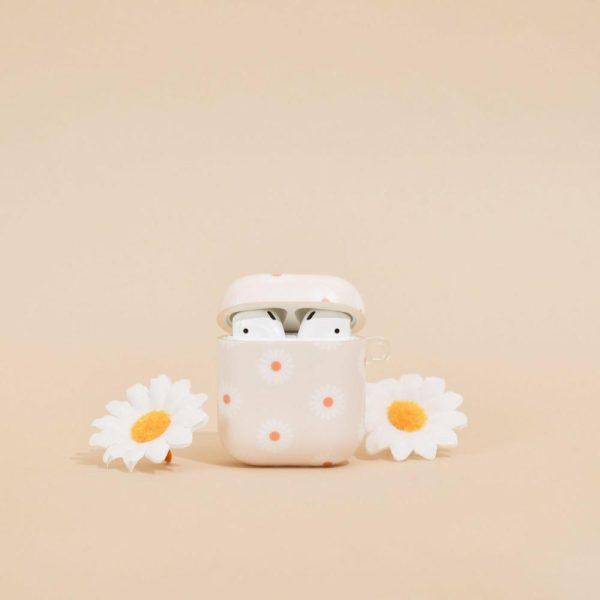 Airpods Case – Neutral Daisies AirPods