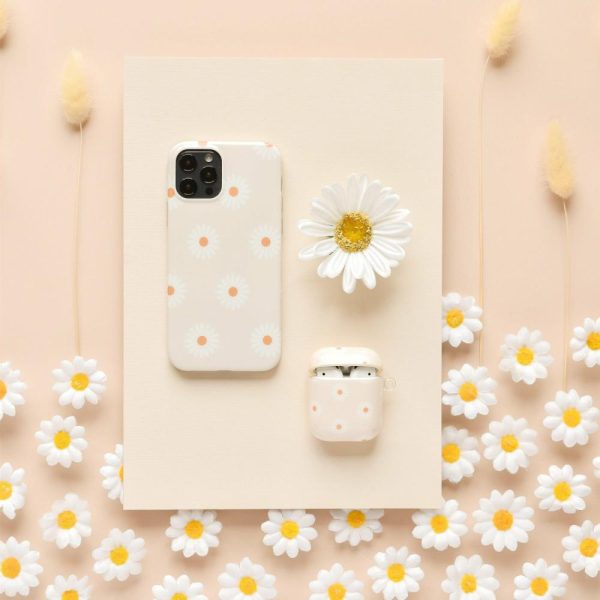 Airpods Case – Neutral Daisies AirPods