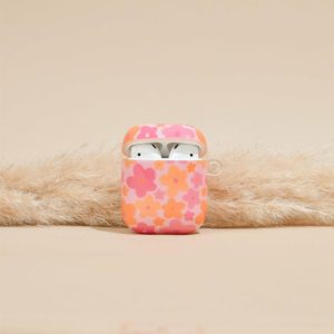 Airpods Case – Pink & Orange Bloom AirPods