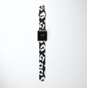 Black Leopard Apple Watch Strap Apple Watch Straps