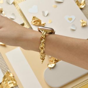 Chain Bracelet Apple Watch Strap – Gold Apple Watch Straps