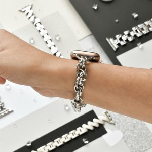 Chain Bracelet Apple Watch Strap – Silver Apple Watch Straps