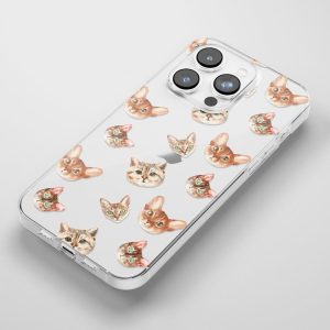 Clear Phone Case – Cat Clear Phone Cases