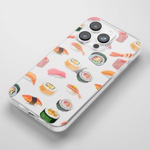 Clear Phone Case – Sushi Clear Phone Cases