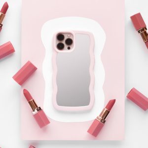 Curvy Mirror Phone Case – Pink Curvy Phone Cases