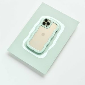 Curvy Phone Case – Mint Clear Phone Cases