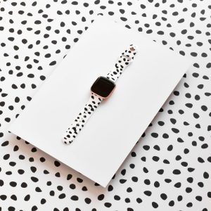 Fitbit Strap – Monochrome Spots Fitbit + Other Straps