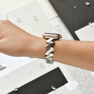 Get Wavy Apple Watch Strap – Silver Apple Watch Straps