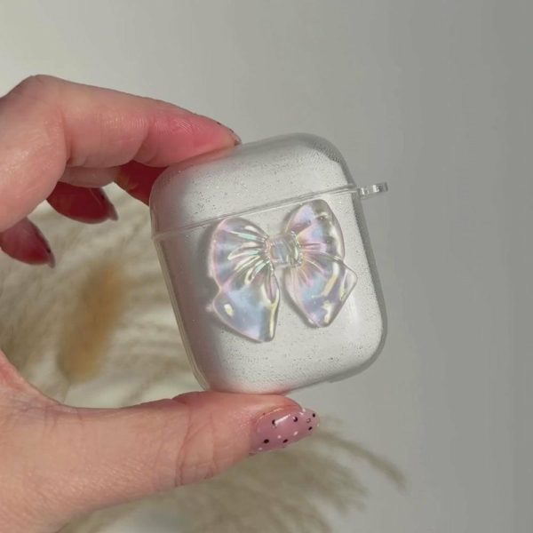 Glitter Bow Airpods Case AirPods