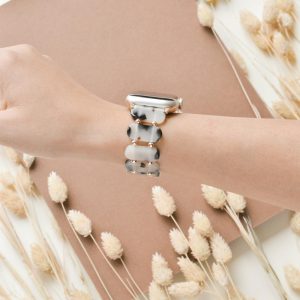 Ivory Tort Beaded Apple Watch Strap Apple Watch Straps