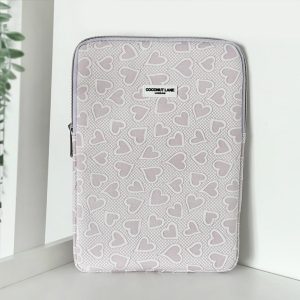 Lilac Hearts Ipad Sleeve iPad