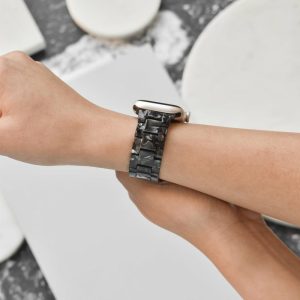 Luxe Black Marble Apple Watch Strap Apple Watch Straps