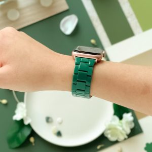 Luxe Green Apple Watch Strap Apple Watch Straps