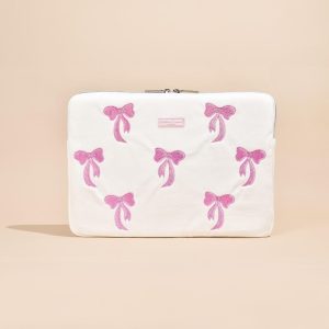 Luxe Pink Bow Laptop Sleeve Laptop