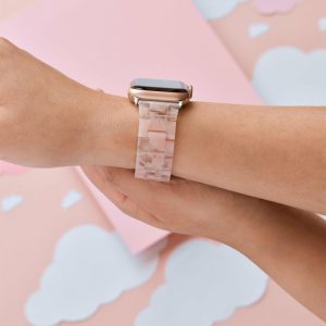 Luxe Pink Clouds Apple Watch Strap Apple Watch Straps