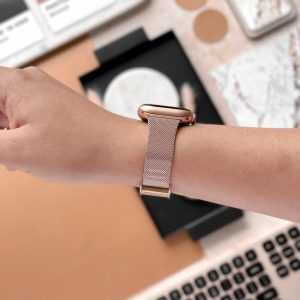 Milanese Apple Watch Strap – Rose Gold Apple Watch Straps