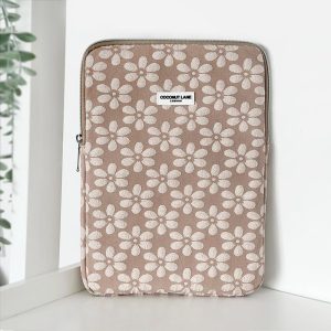 Mocha Flower Ipad Sleeve iPad