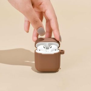 Nakd Airpods Case – Brown AirPods