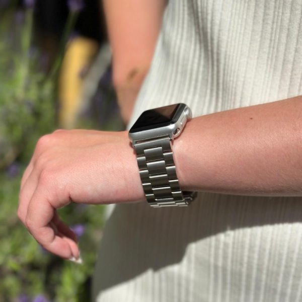 Stainless Steel Apple Watch Strap – Silver Apple Watch Straps