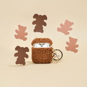 Teddy Airpods Case – Brown AirPods