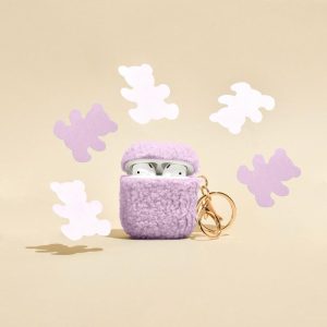 Teddy Airpods Case – Lilac AirPods