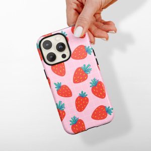 Tough Phone Case – Cute Strawberries Phone Cases