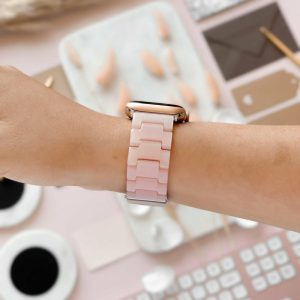 Luxe Pink Apple Watch Strap Apple Watch Straps