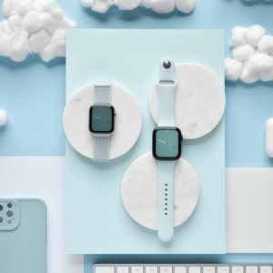 Nakd Apple Watch Strap Set – Magnetic + Silicone – Sky Blue Apple Watch Strap Sets