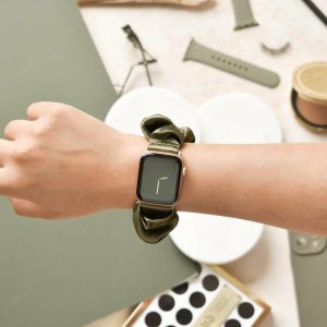 Scrunchie Apple Watch Strap – Vintage Khaki Apple Watch Straps