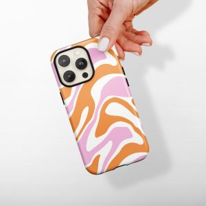 Tough Phone Case – 70S Swirl Phone Cases